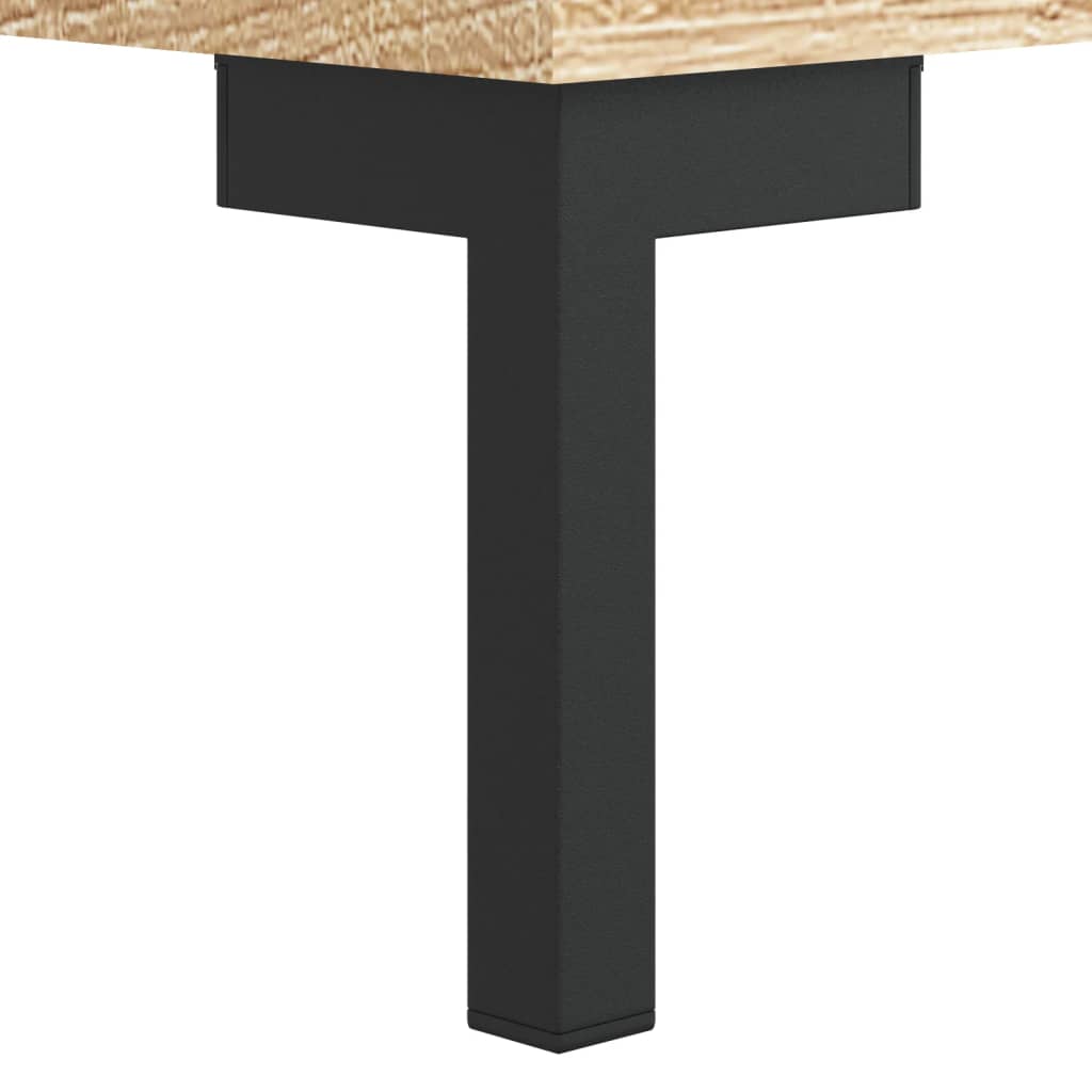 Desk Sonoma Oak 140x50x75 cm Wood Material
