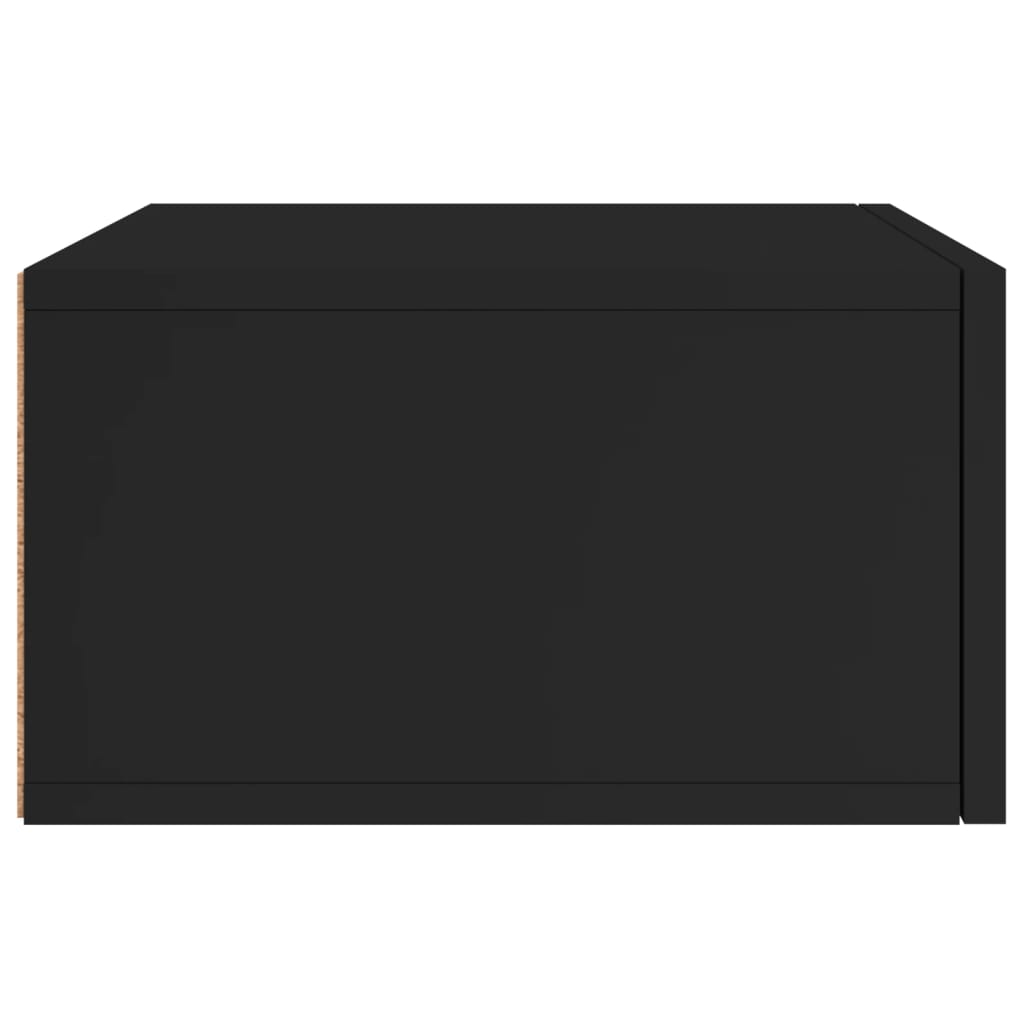 Wand-Nachttisch Schwarz 35x35x20 cm