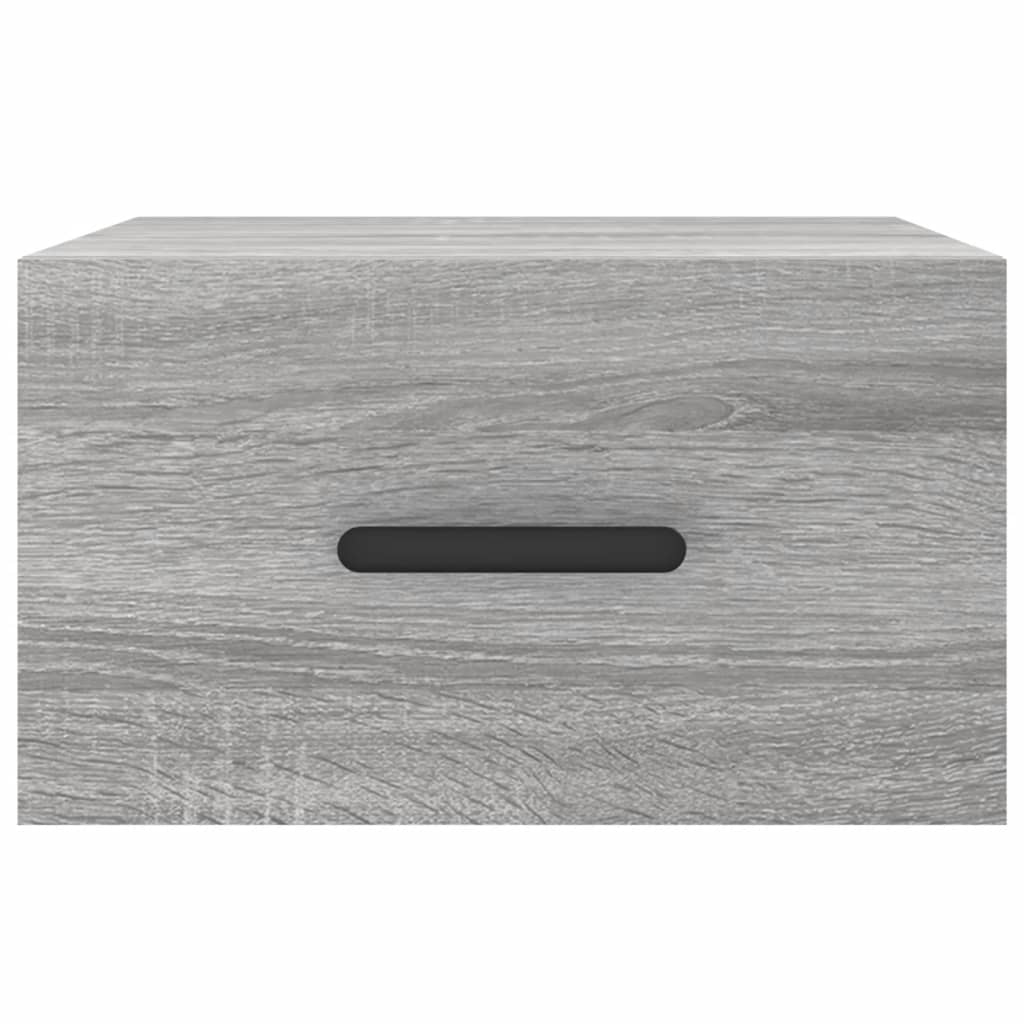 Wall Bedside Tables 2 pcs. Gray Sonoma 35x35x20 cm