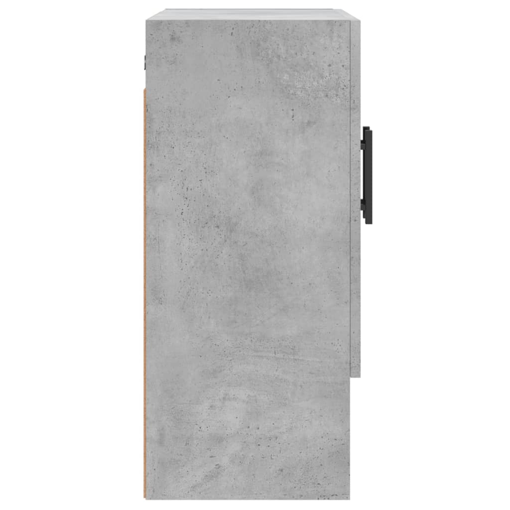 Armoire murale gris béton 60x31x70 cm en bois
