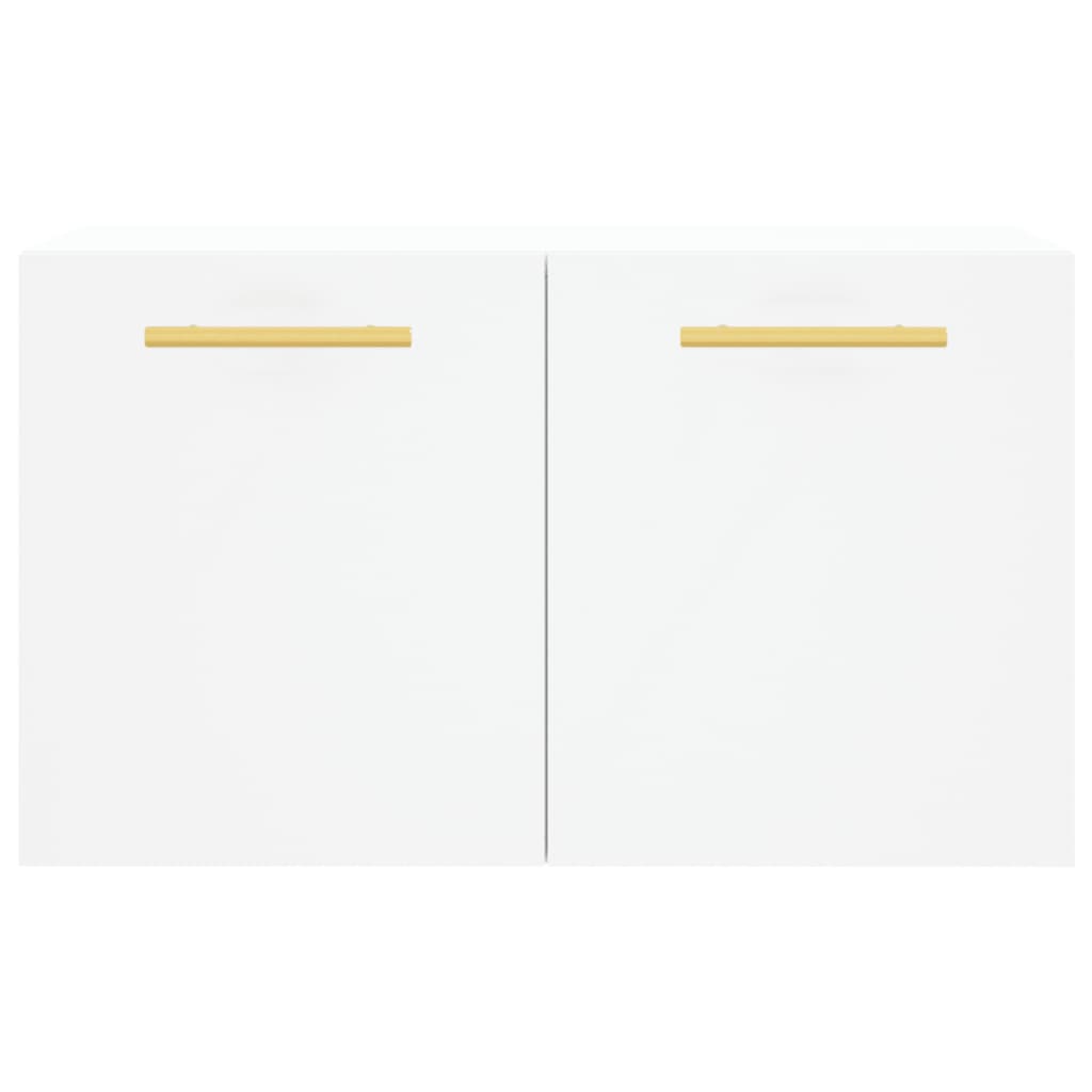 Wall Cabinet White 60x36.5x35 cm Wood Material