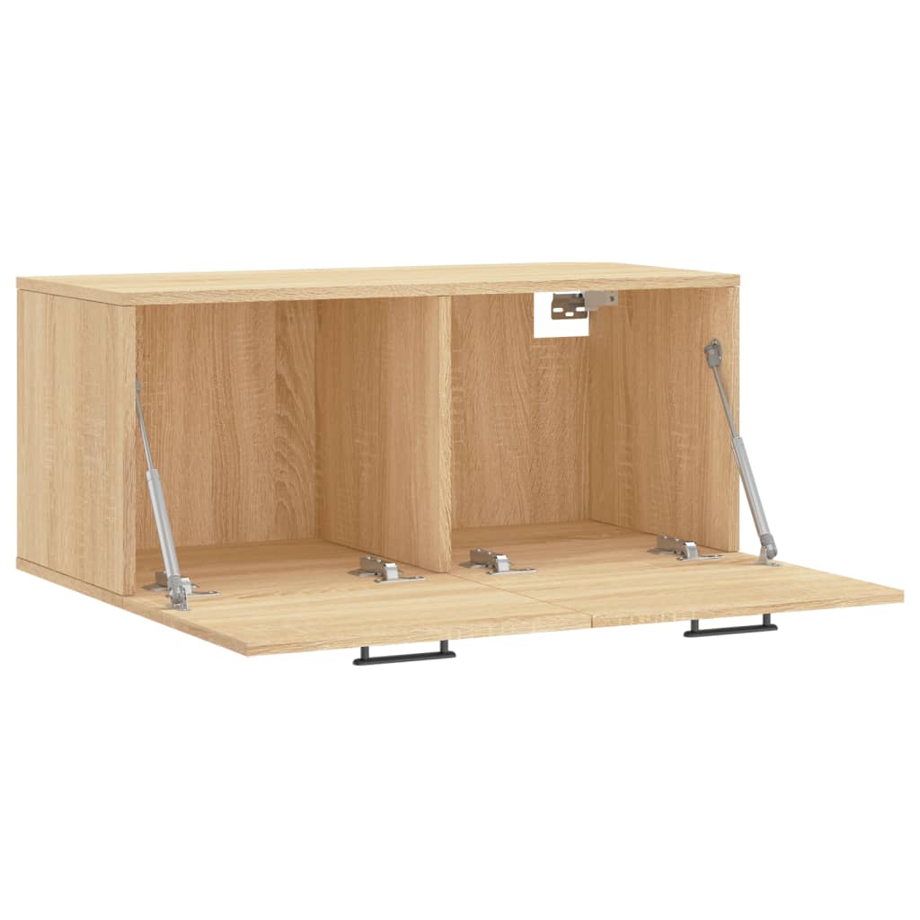Wandschrank Sonoma-Eiche 80x36,5x35 cm Holzwerkstoff