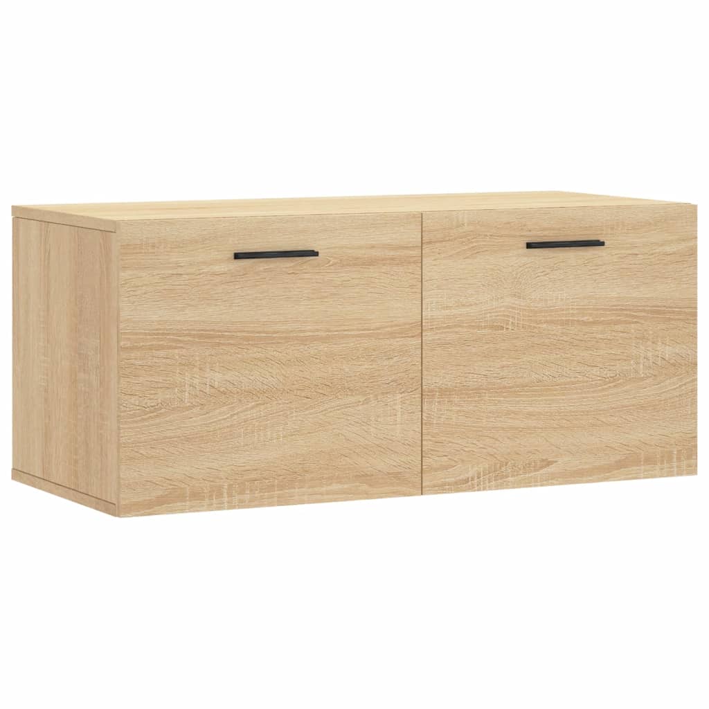 Wandschrank Sonoma-Eiche 80x36,5x35 cm Holzwerkstoff