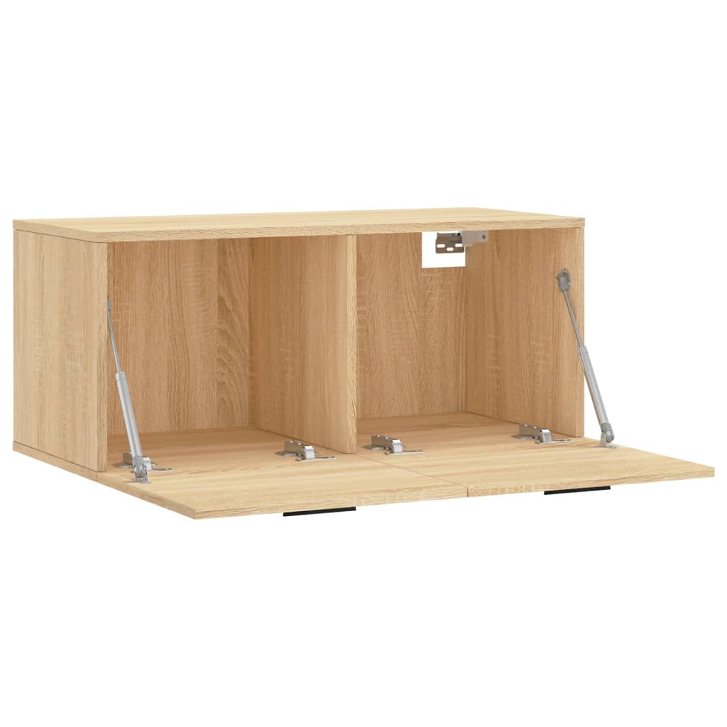 Wandschrank Sonoma-Eiche 80x36,5x35 cm Holzwerkstoff