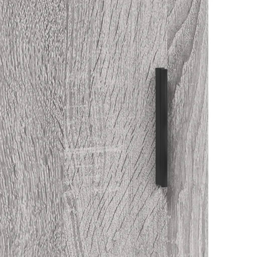 Armoire murale Sonoma grise 69,5x34x90 cm en bois