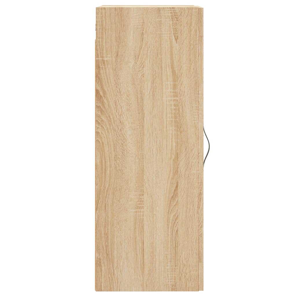 Wandschrank Sonoma-Eiche 34,5x34x90 cm Holzwerkstoff