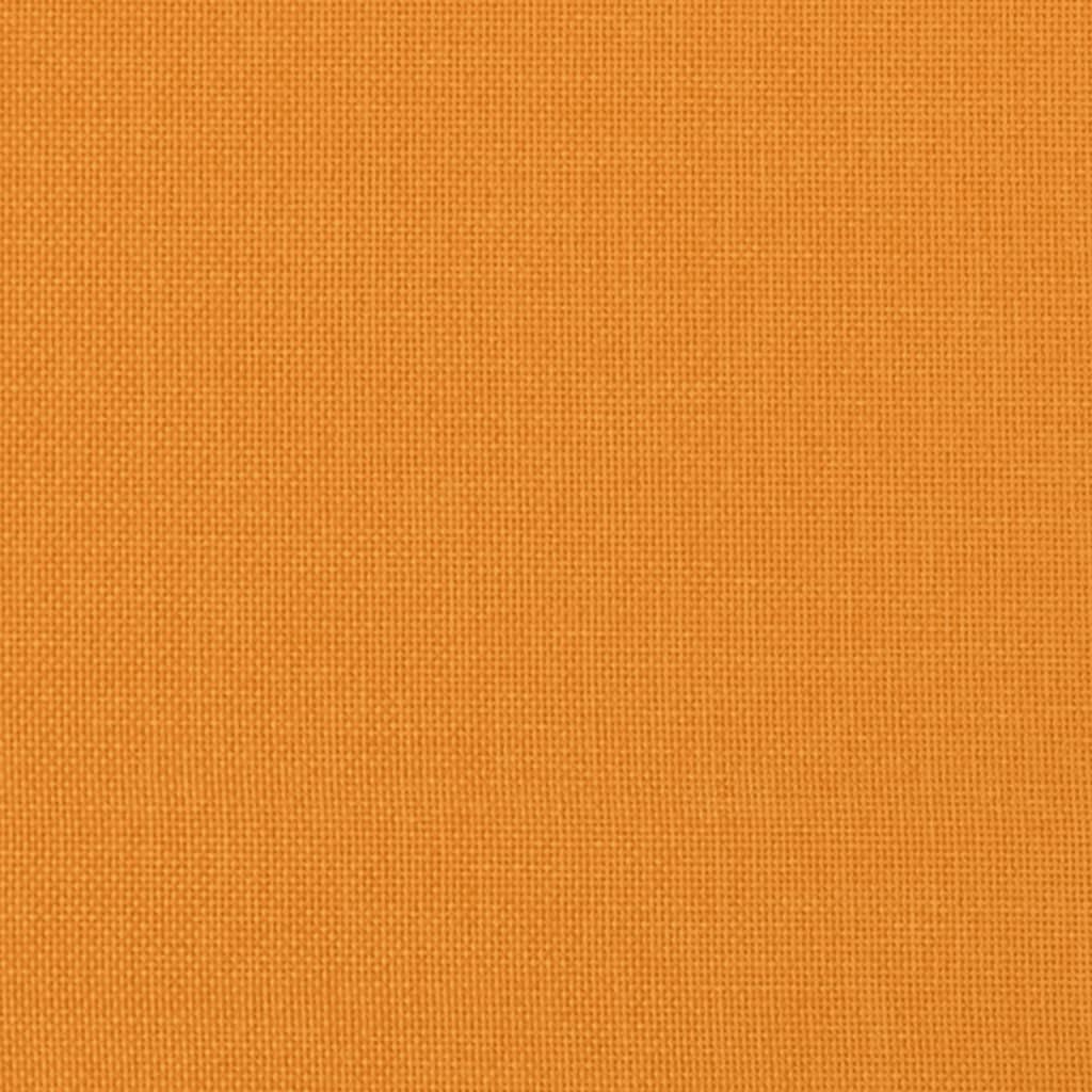 Canapé de sol avec fonction couchage jaune foncé 112x174x55 cm tissu