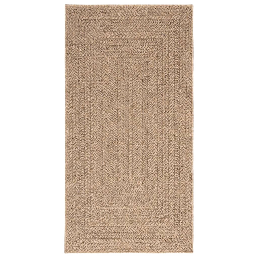 Tapis ZIZUR 80x150 cm aspect jute intérieur et extérieur
