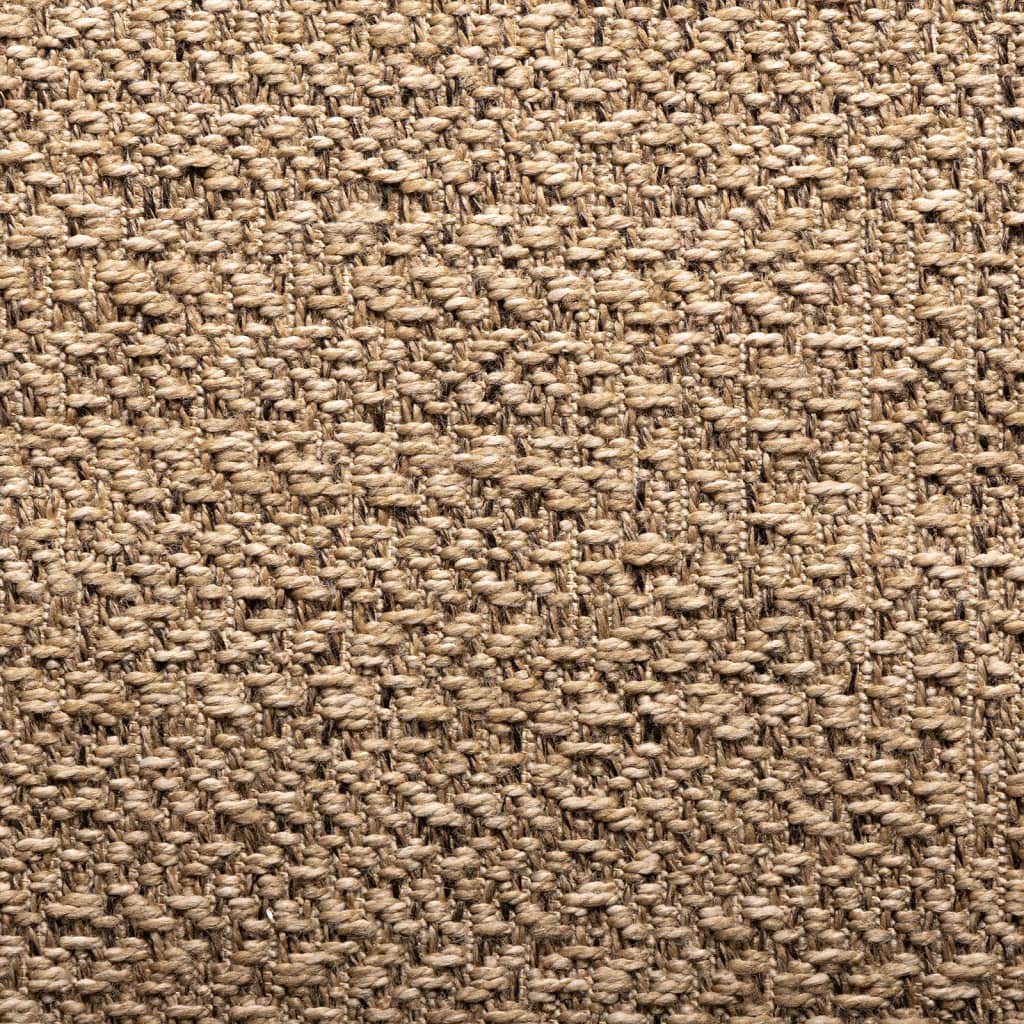 Tapis ZIZUR 80x150 cm aspect jute intérieur et extérieur