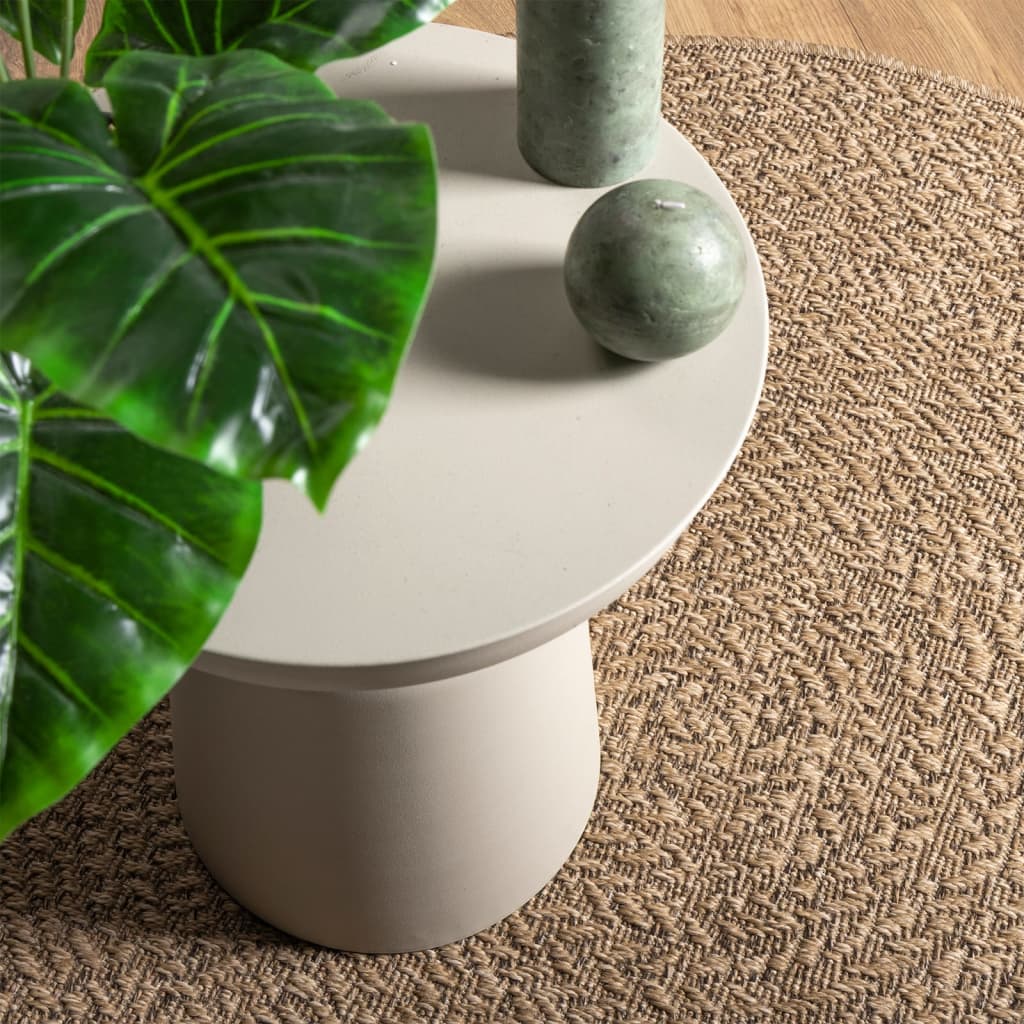 Tapis ZIZUR 90 cm aspect jute pour l'intérieur et l'extérieur