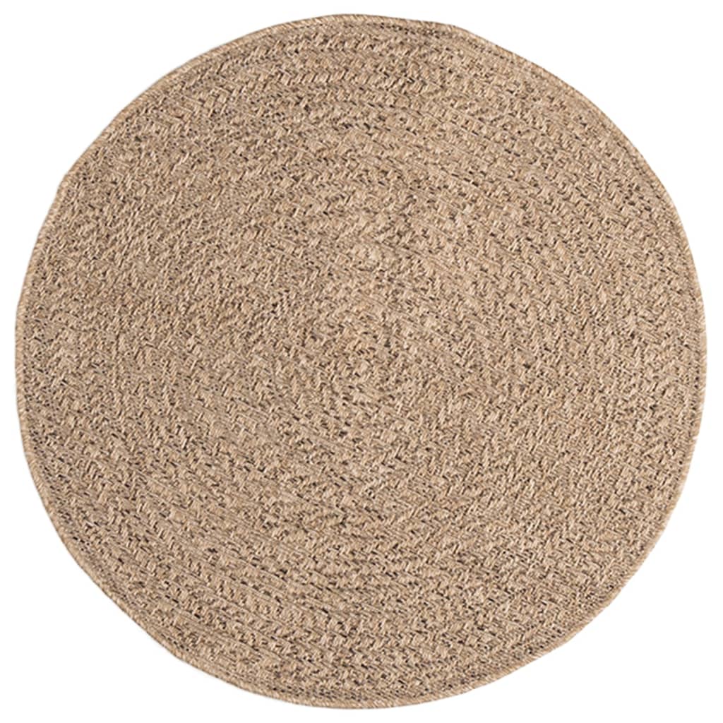 Tapis ZIZUR 90 cm aspect jute pour l'intérieur et l'extérieur
