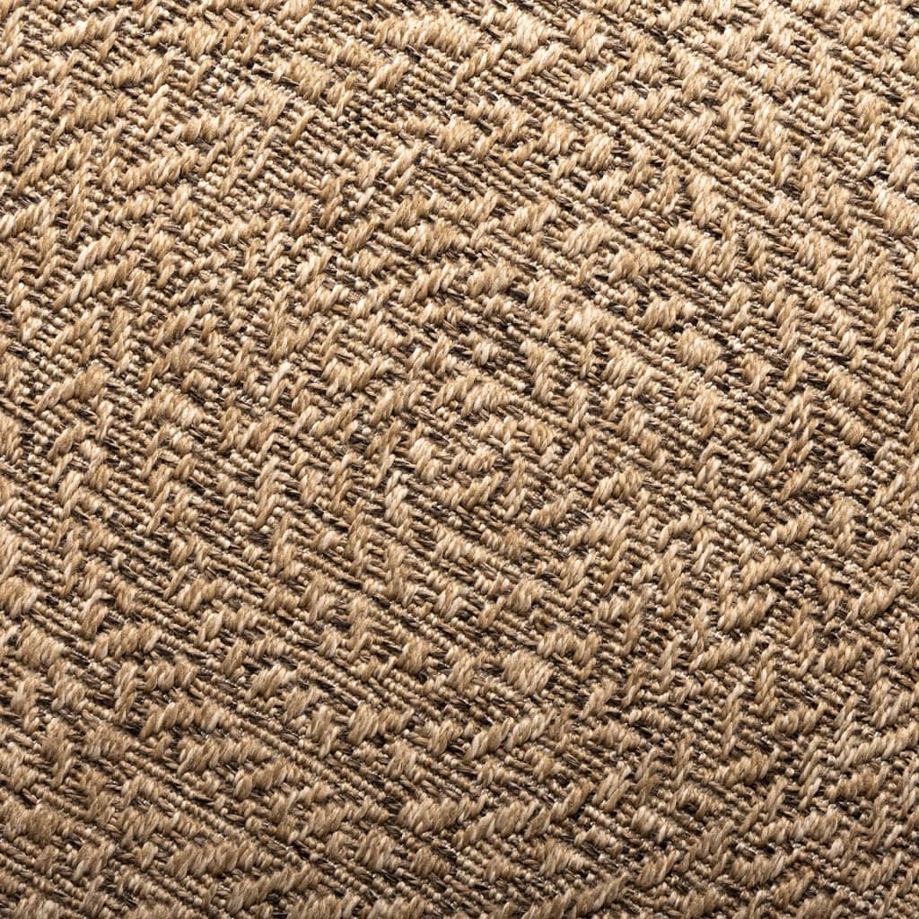 Tapis ZIZUR 90 cm aspect jute pour l'intérieur et l'extérieur