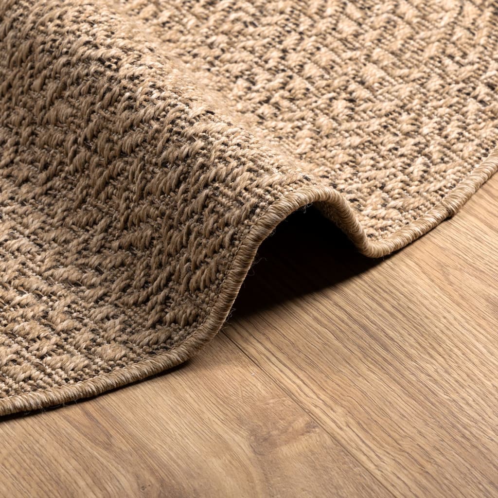 Tapis ZIZUR 90 cm aspect jute pour l'intérieur et l'extérieur