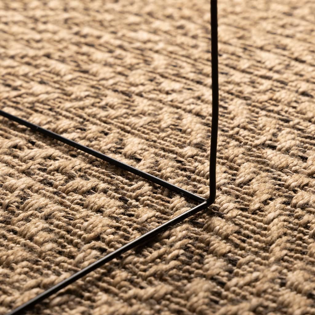 Tapis ZIZUR 160 cm aspect jute intérieur et extérieur