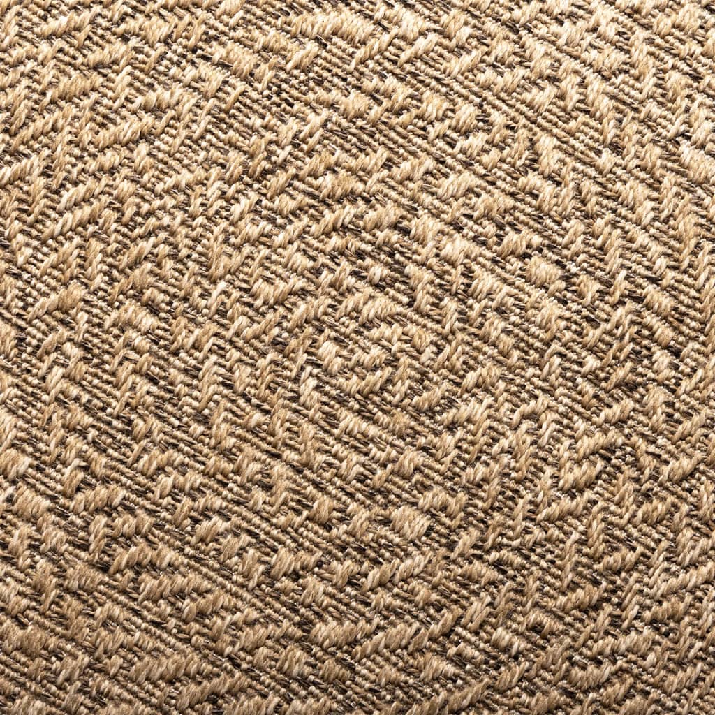 Tapis ZIZUR 80x150 cm aspect jute intérieur et extérieur