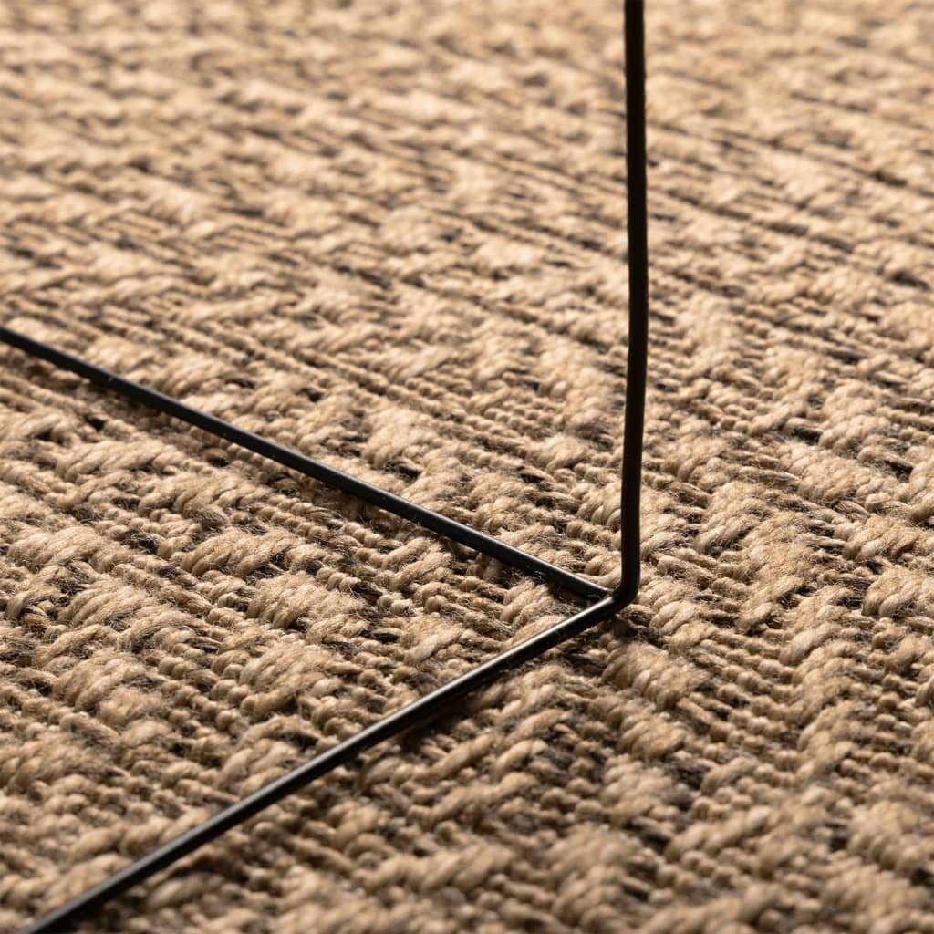 Tapis ZIZUR 160x230 cm aspect jute intérieur et extérieur