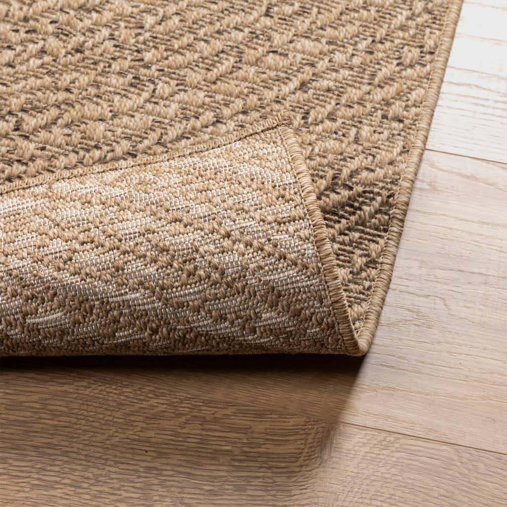 Tapis ZIZUR 160x230 cm aspect jute intérieur et extérieur