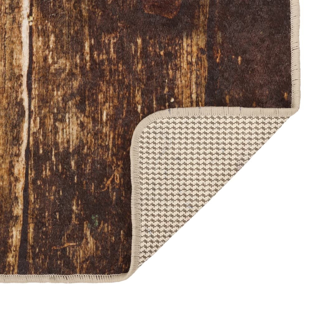 Kitchen rug multicolored 60x180 cm washable non-slip