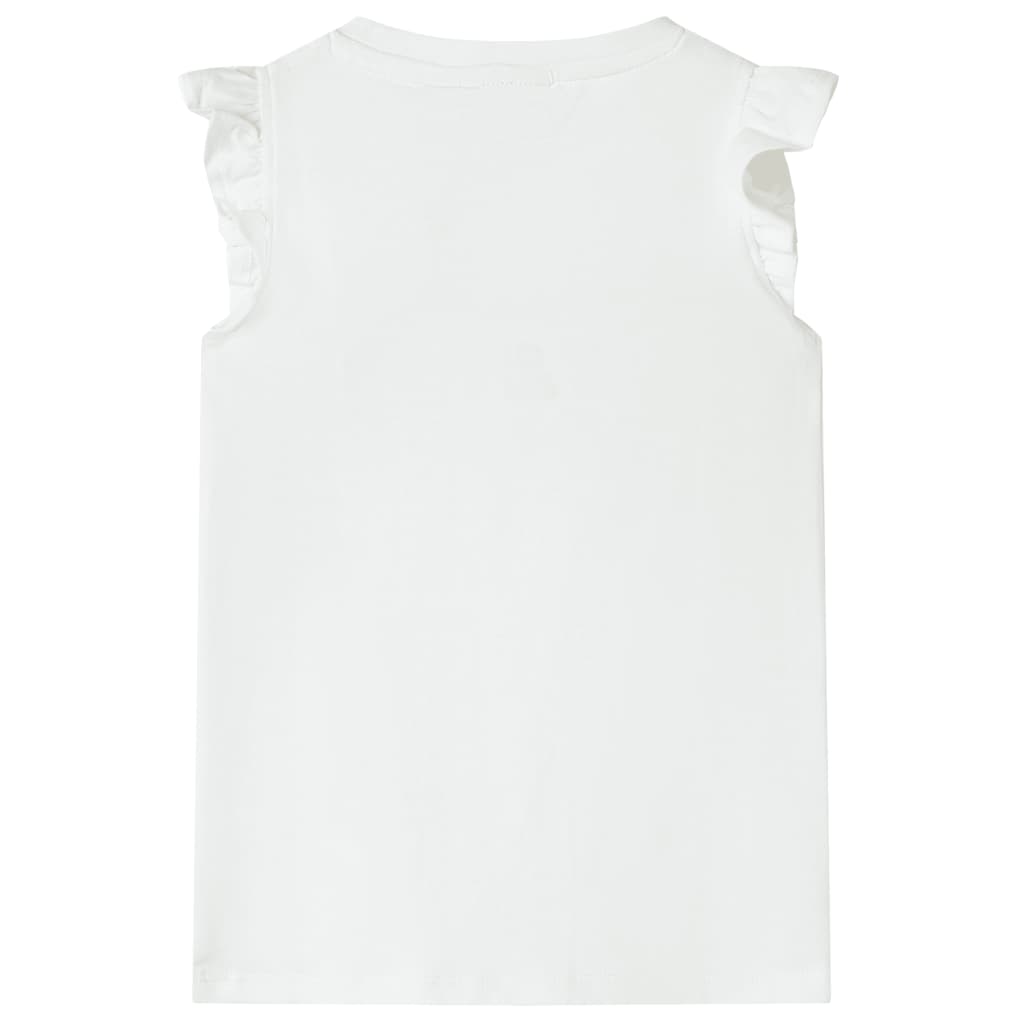 Kinder-T-Shirt Ecru 116