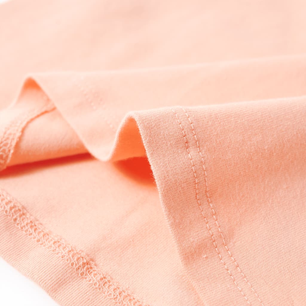 Kinder-T-Shirt Hellorange 128