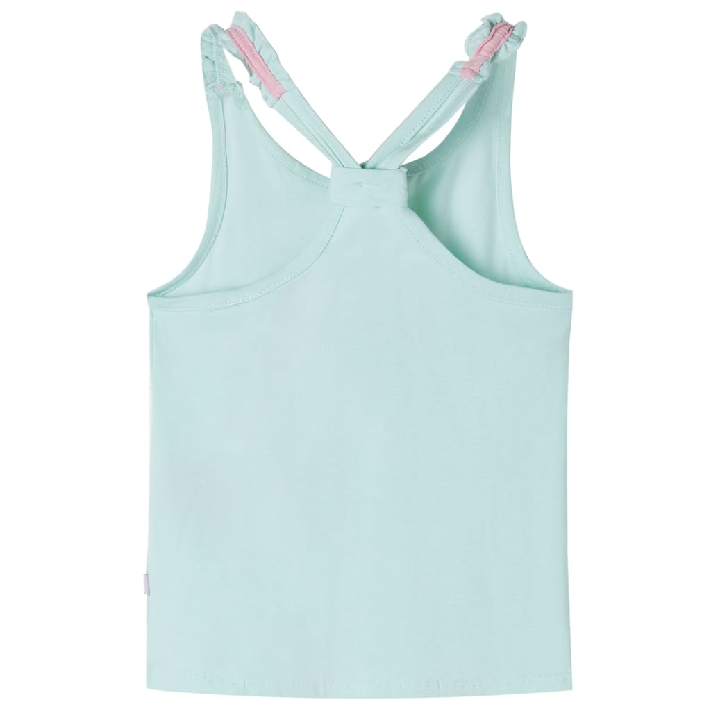 Kinder-Tanktop Helles Minzgrün 92