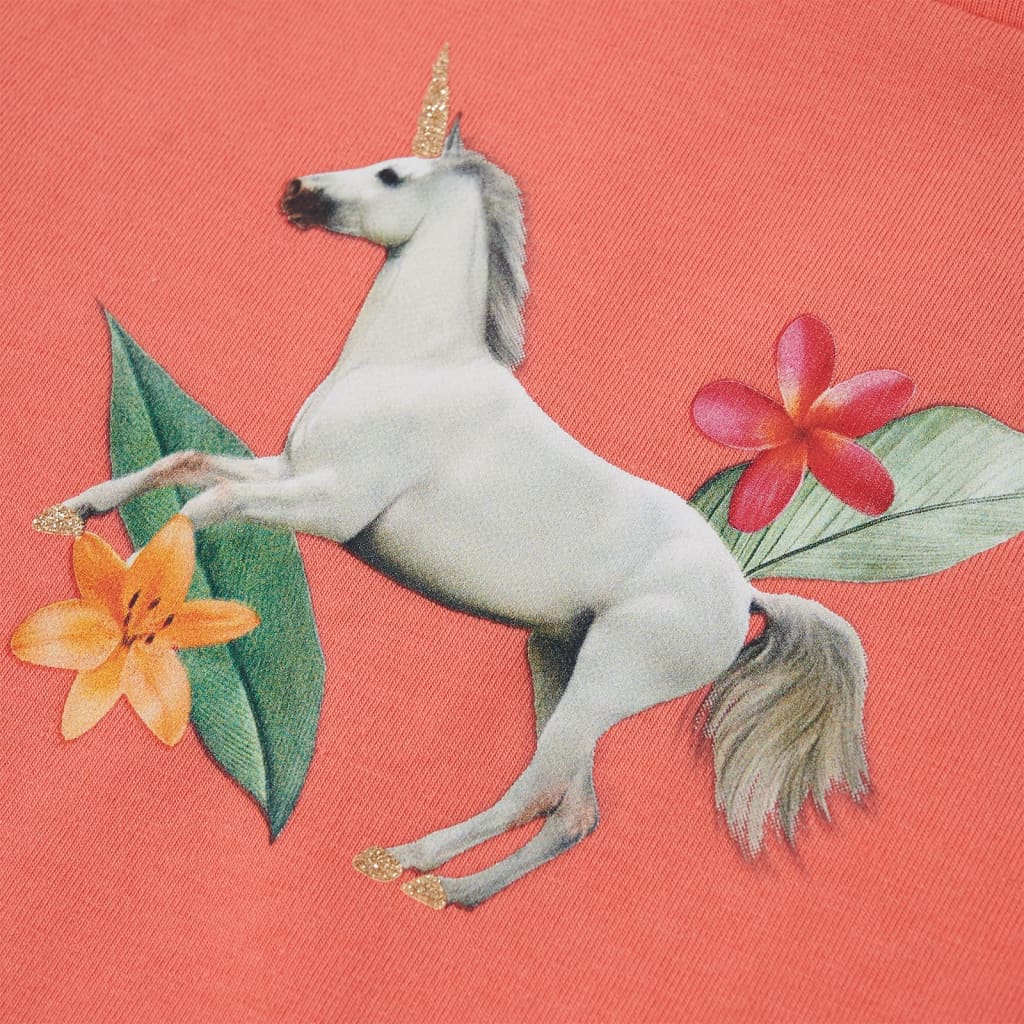Kinder-Kurzarmshirt Korallenrosa 128