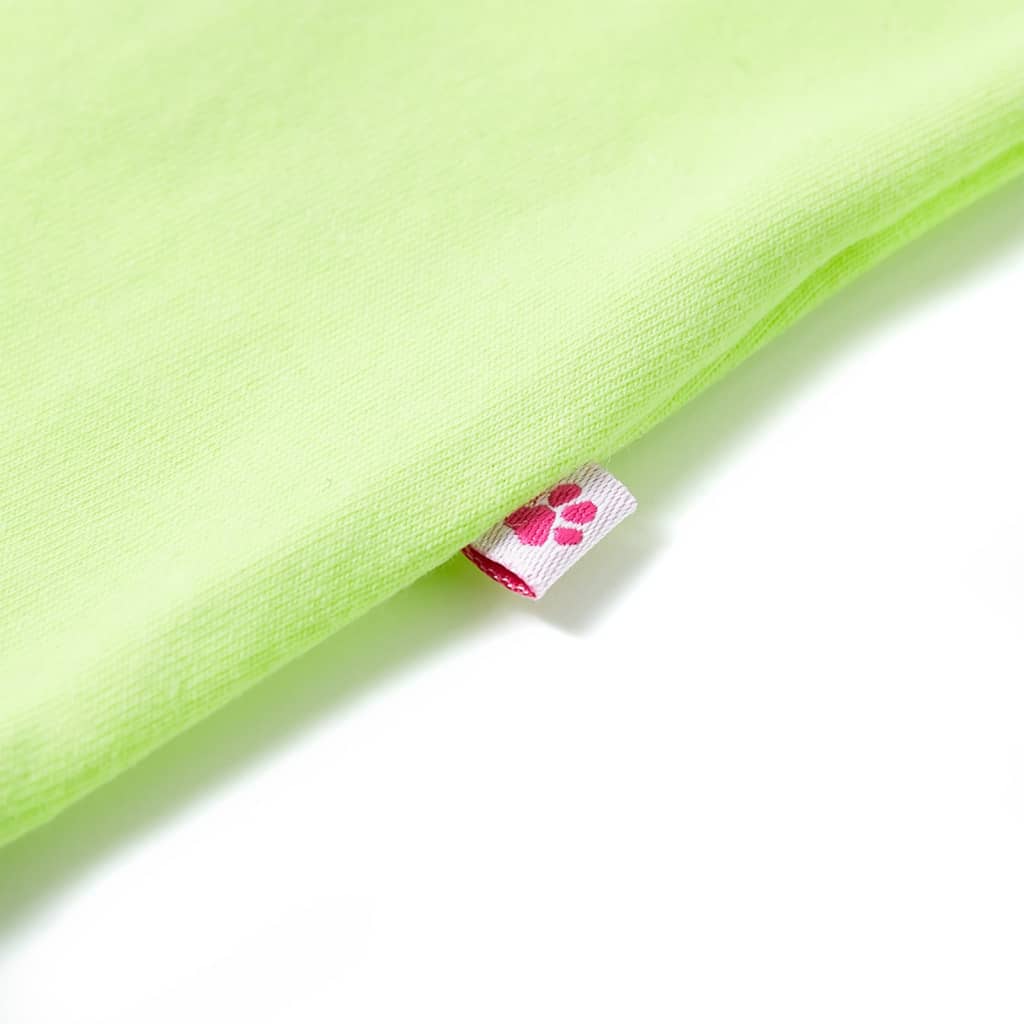 Kinder-T-Shirt Neongelb 128