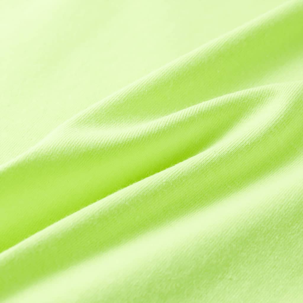 Kinder-T-Shirt Neongelb 128