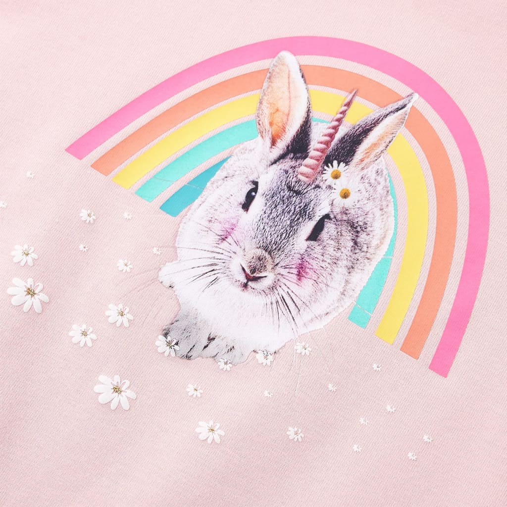 Kinder-Sweatshirt Hellrosa 128