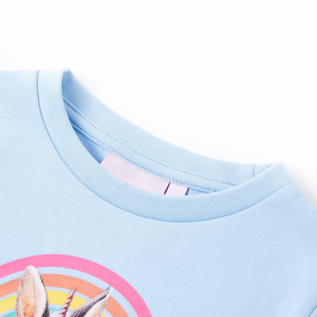 Kinder-Sweatshirt Hellblau 92