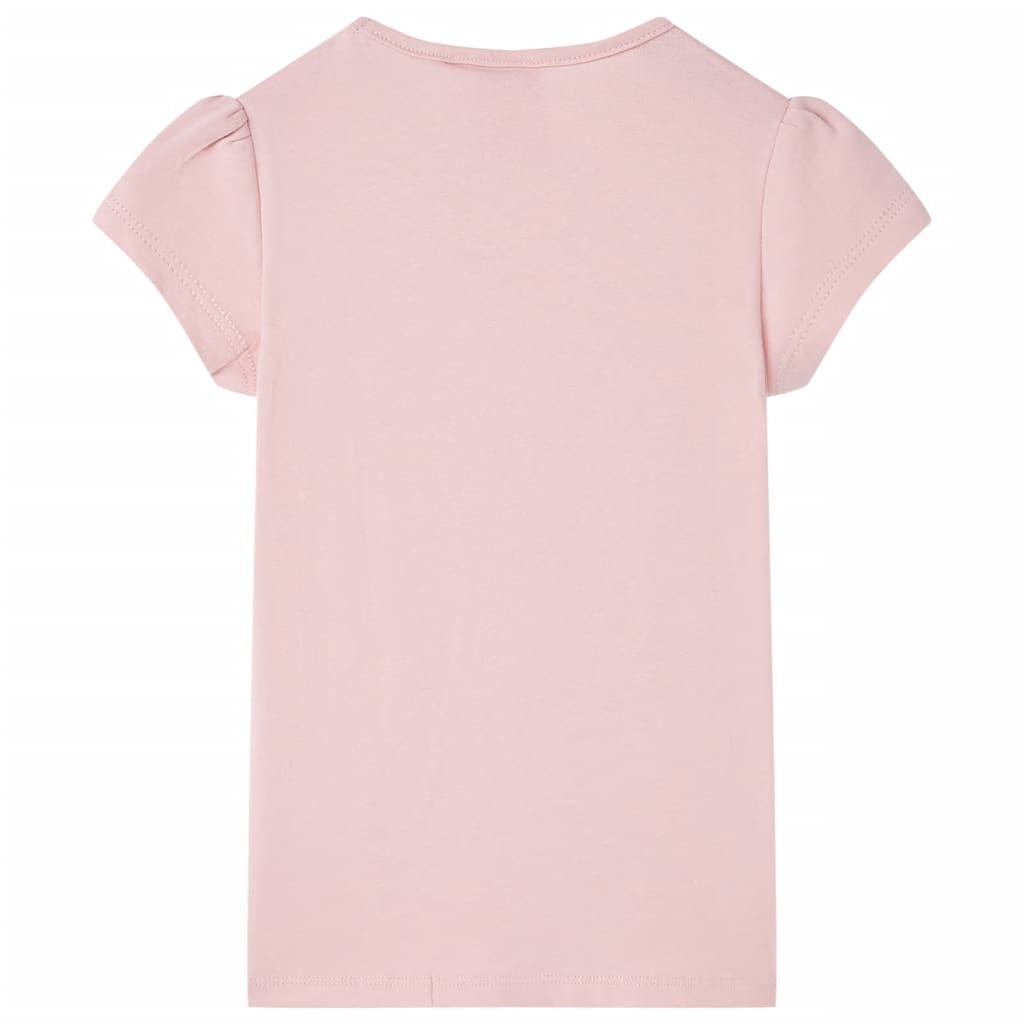 Kinder-T-Shirt Hellrosa 128