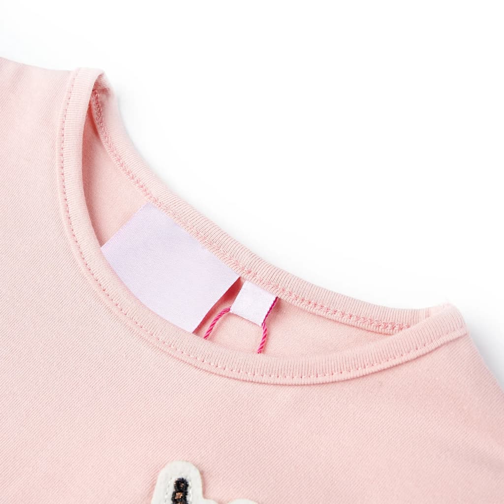 Kinder-T-Shirt Hellrosa 128