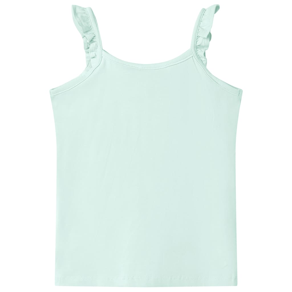 Kinder-Tanktop Helles Minzgrün 92