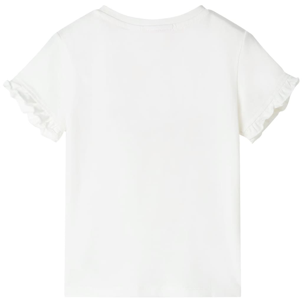 Kinder-T-Shirt Ecru 92