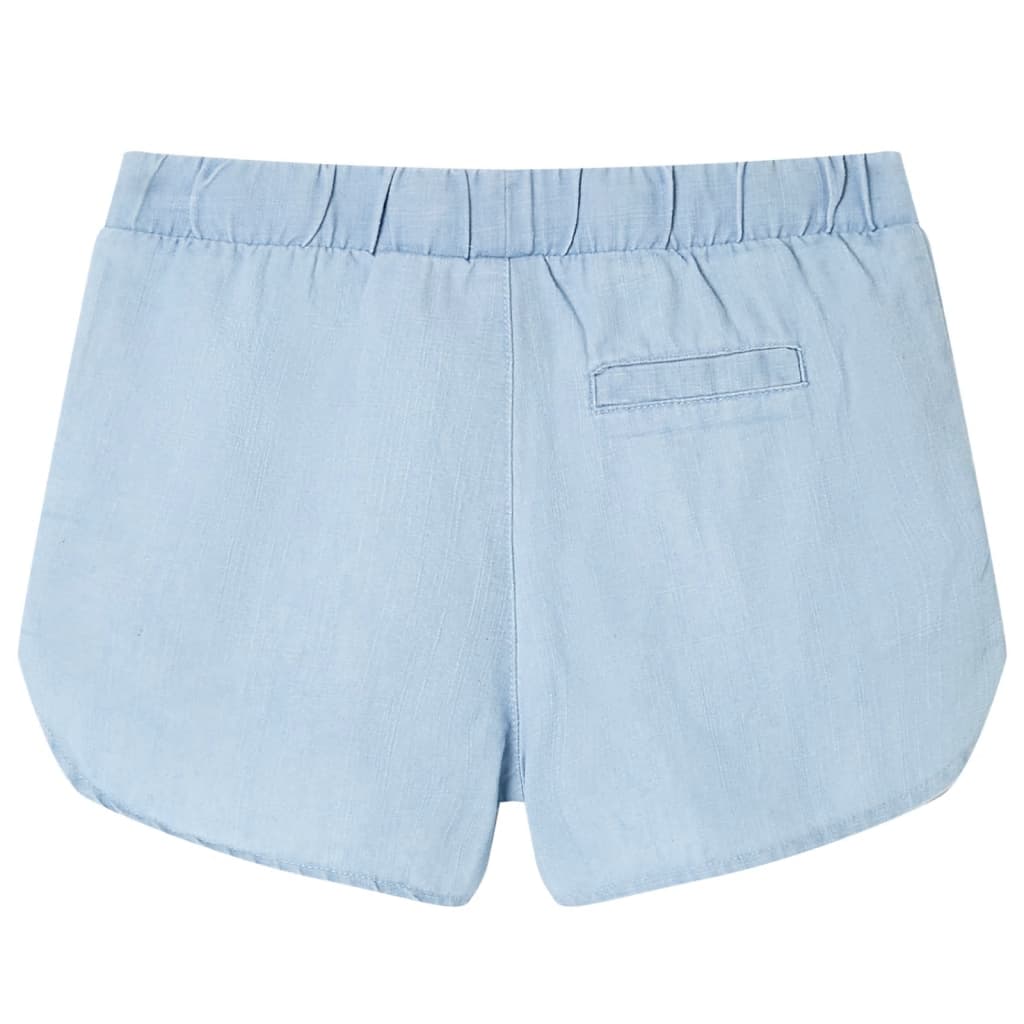 Kindershorts Helles Jeansblau 104