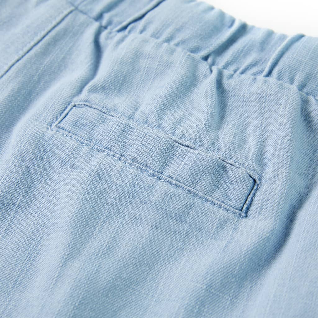 Kindershorts Helles Jeansblau 116