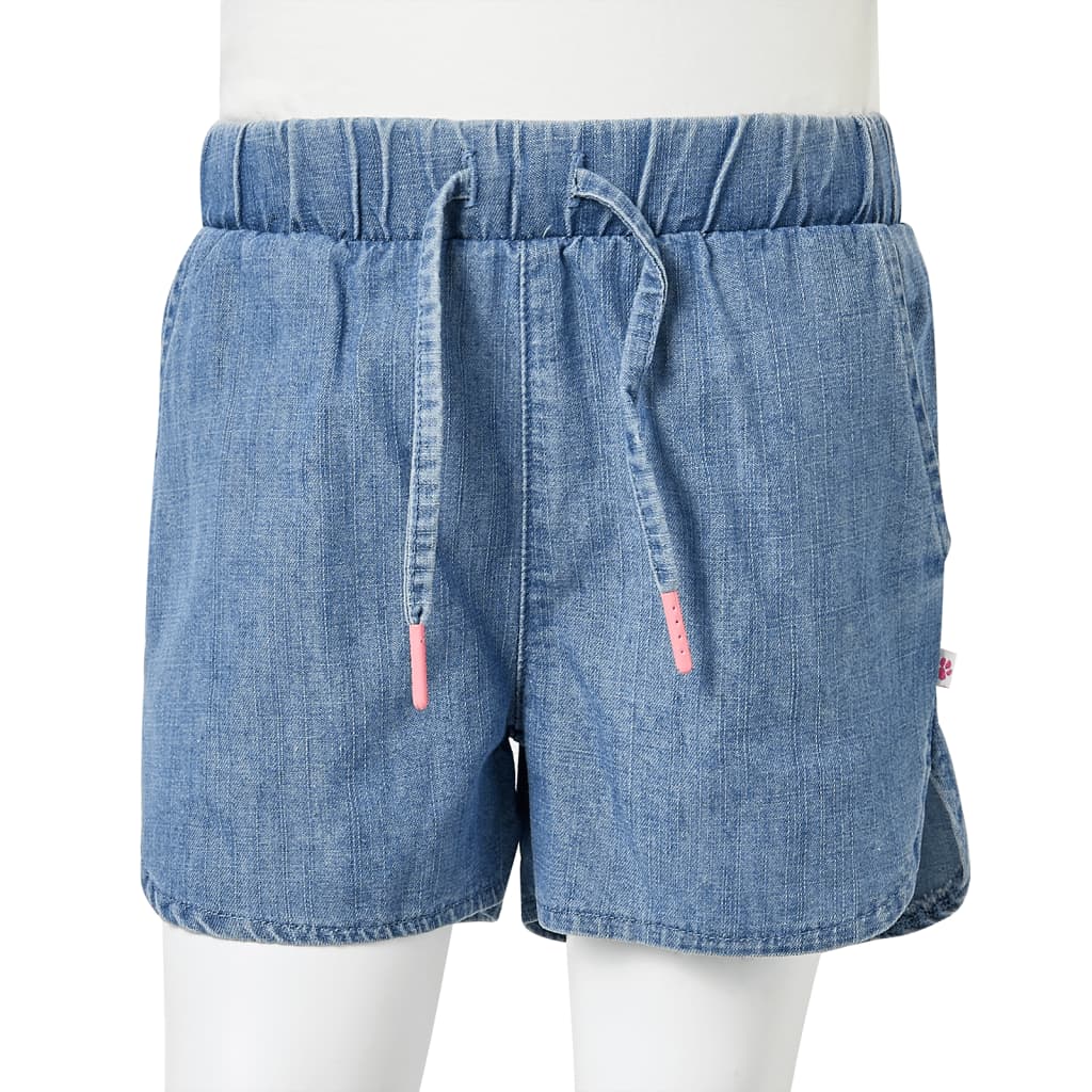 Kindershorts Jeansblau 104