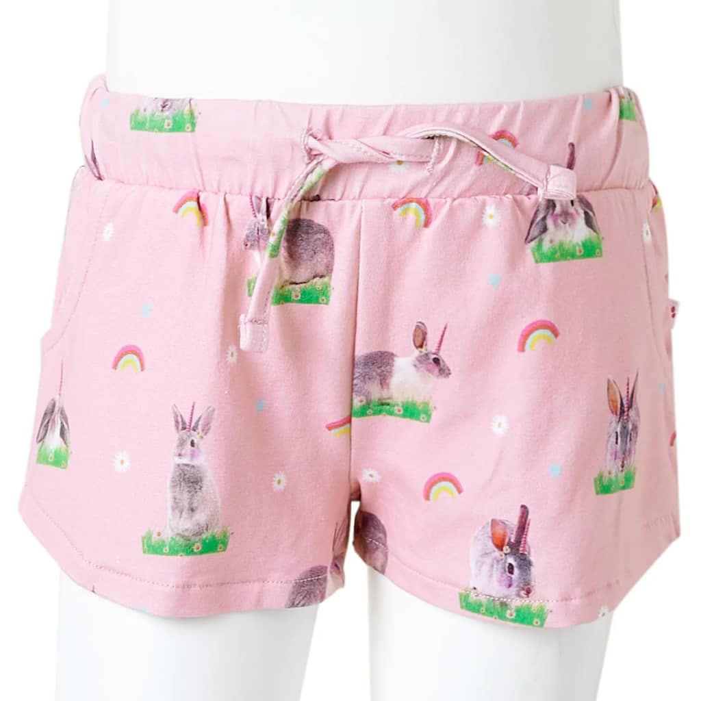 Kindershorts mit Kordelzug Hellrosa 140