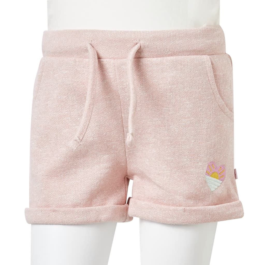 Kindershorts mit Kordelzug Hellrosa 140