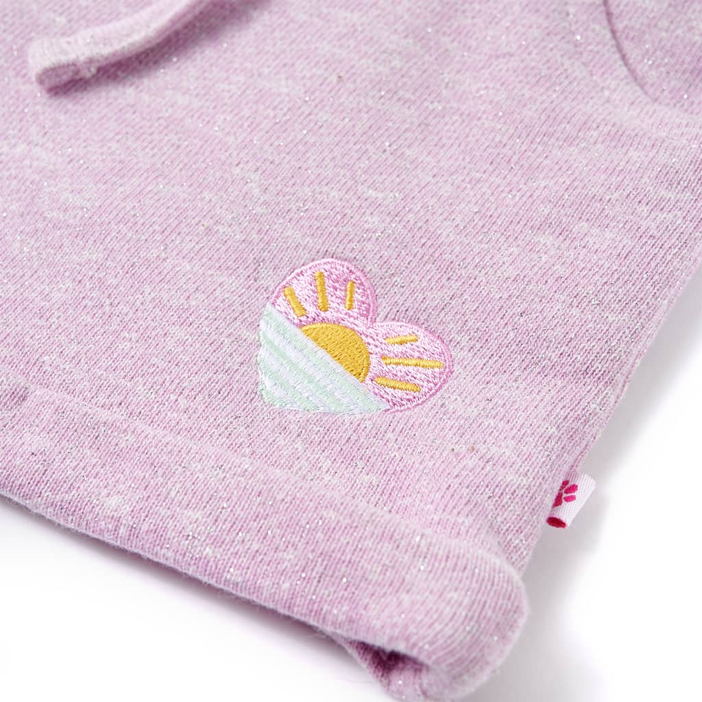 Kindershorts mit Kordelzug Lila 116