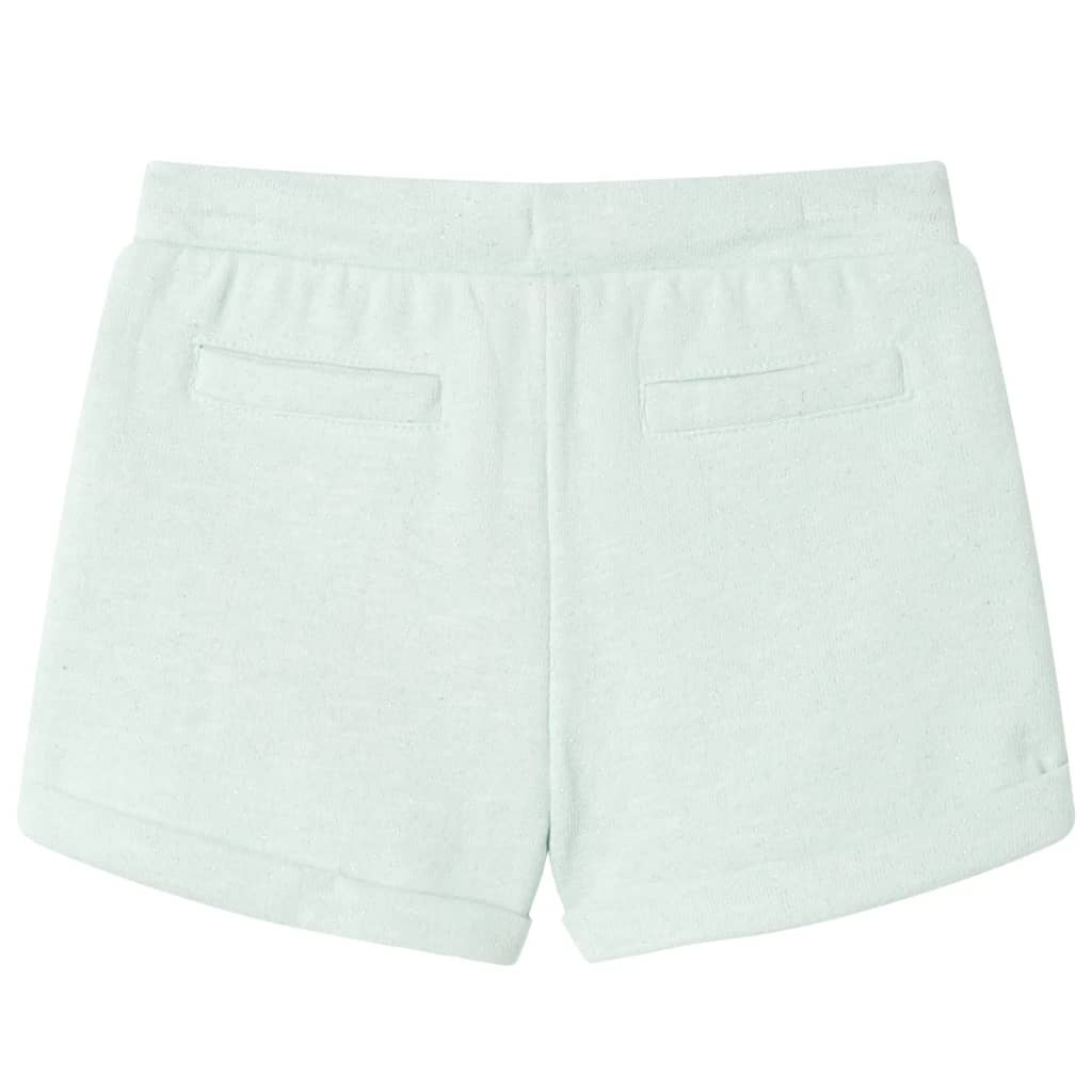 Kindershorts mit Kordelzug Helles Minzgrün 92