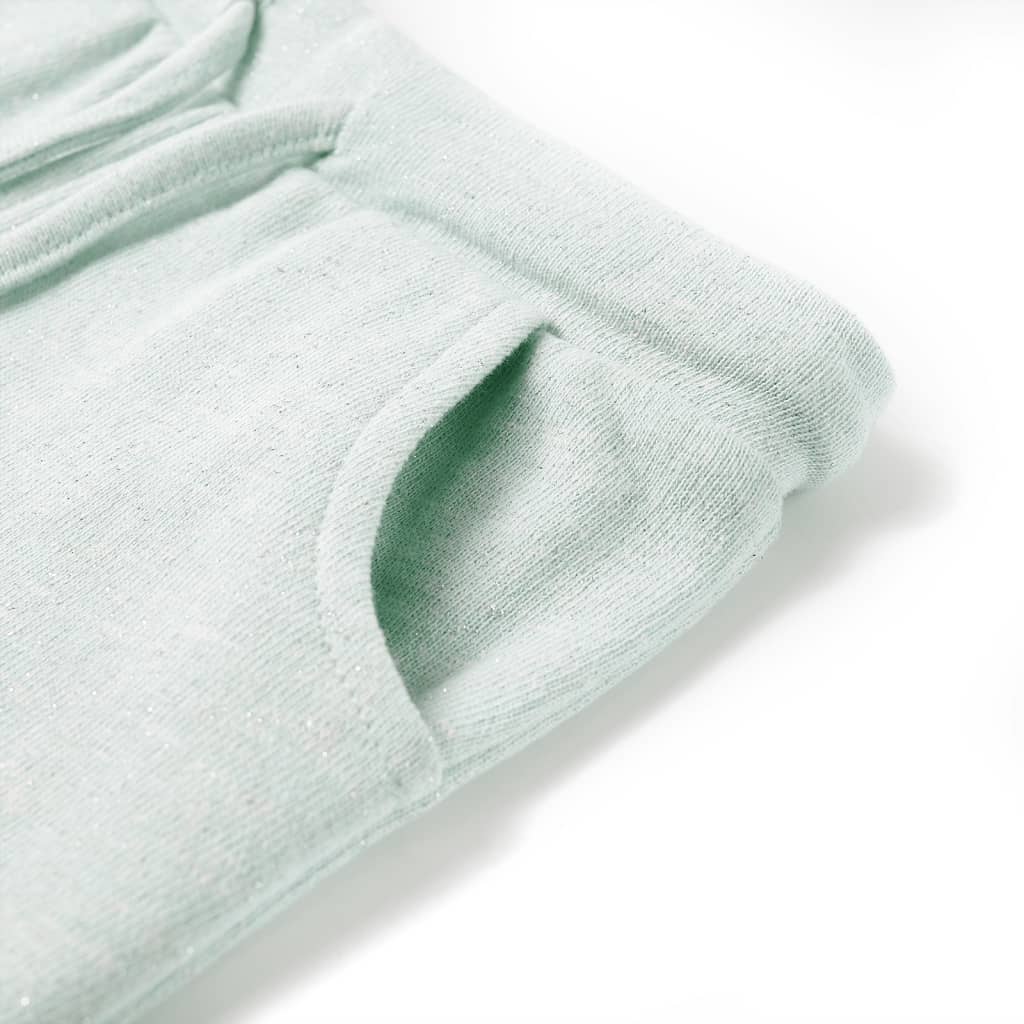 Kindershorts mit Kordelzug Helles Minzgrün 140