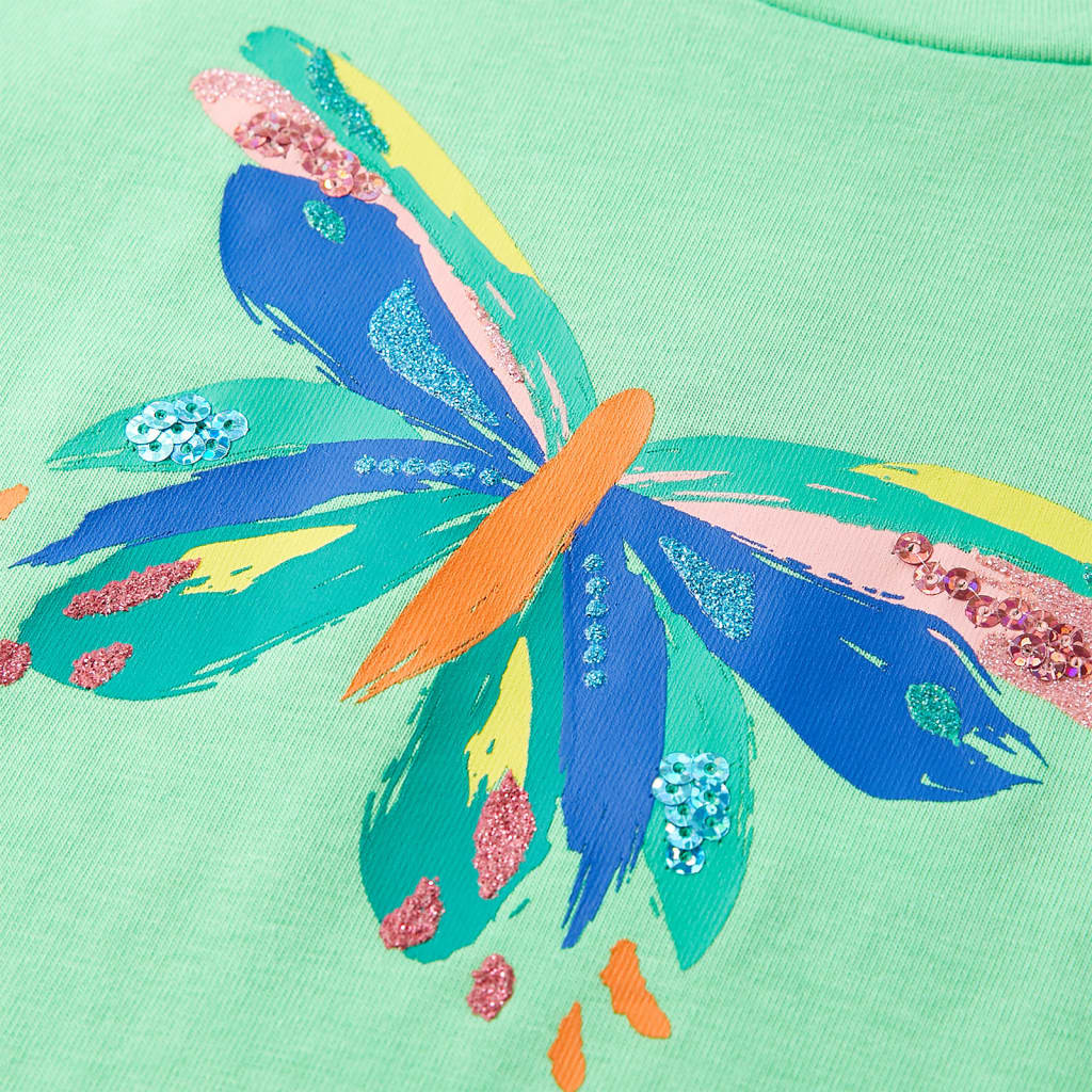 Kinder-T-Shirt Hellgrün 92
