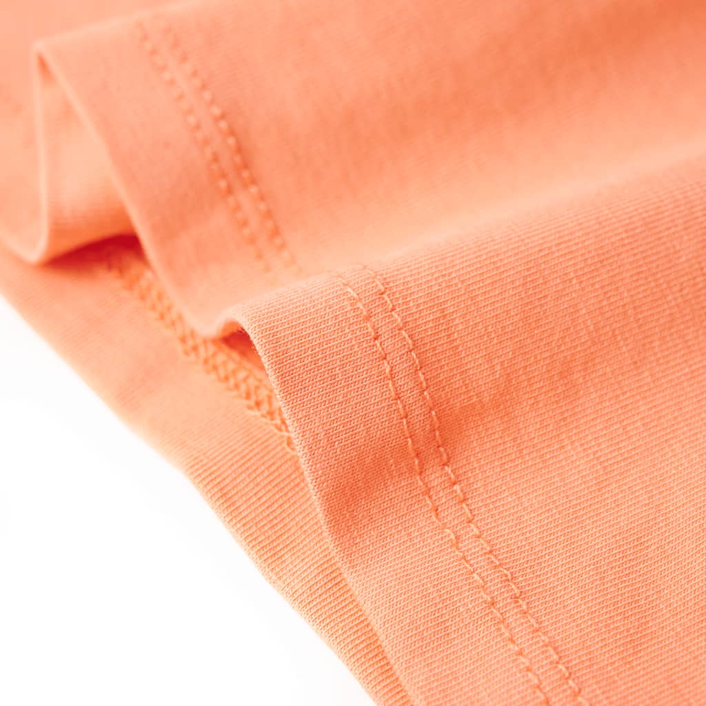 Kinder-T-Shirt Pfirsichfarbe 116