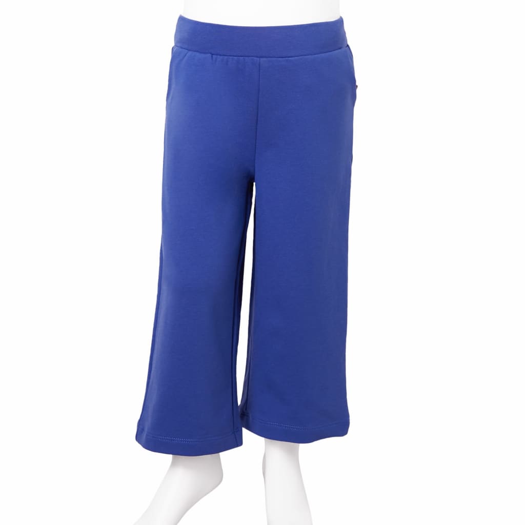 Kinderhose mit Weiten Beinen Kobaltblau 128