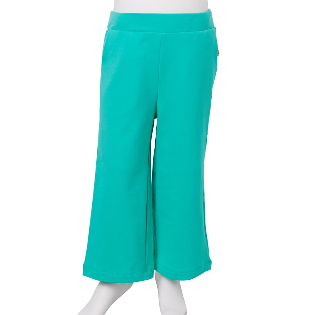 Kinderhose mit Weiten Beinen Minzgrün 92