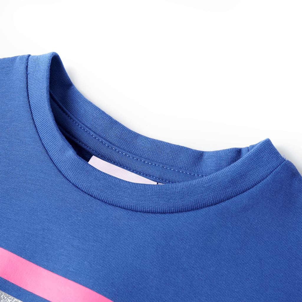 Kinderkleid mit Kordelzug Kobaltblau 92