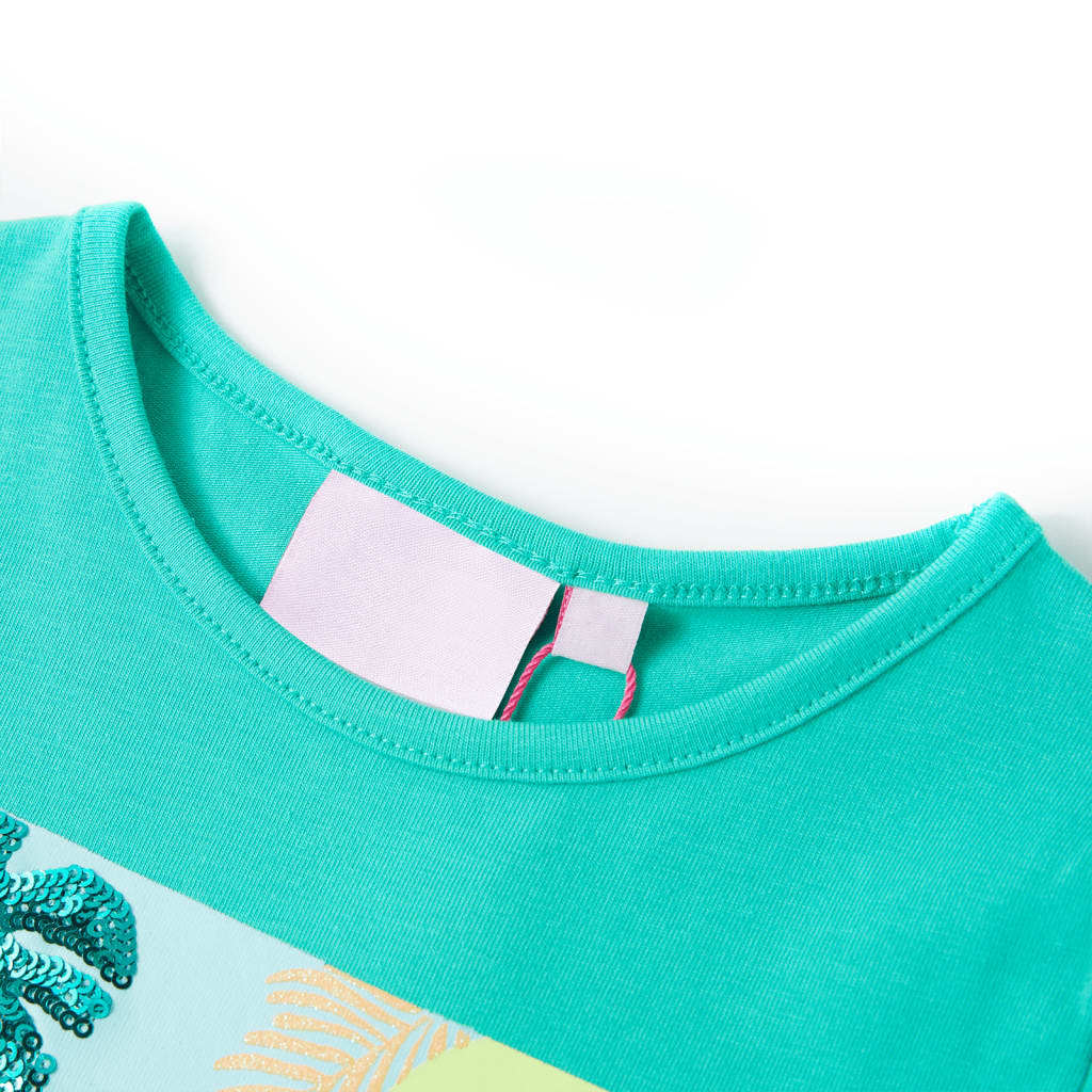 Kinder T-Shirt Minzgrün 104