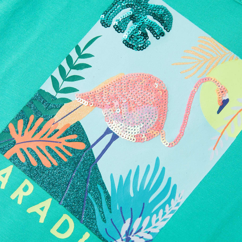 Kinder T-Shirt Minzgrün 104
