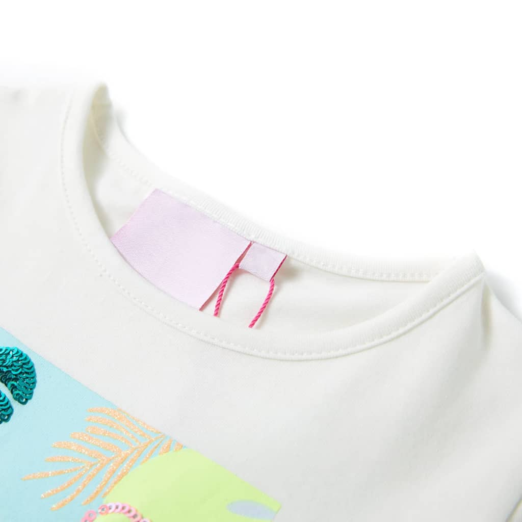 Kinder T-Shirt Ecru 104